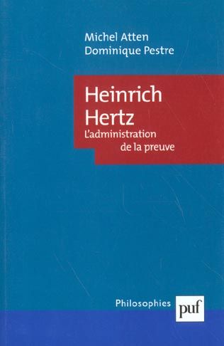 Emprunter Heinrich Hertz. L'administration de la preuve livre