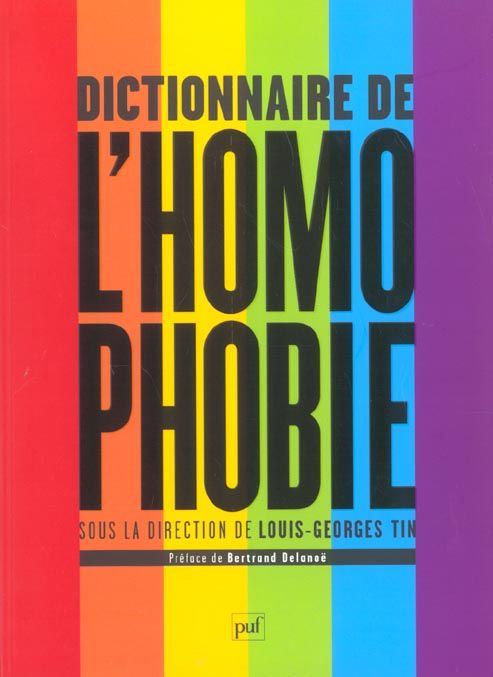 Emprunter Dictionnaire de l'homophobie livre