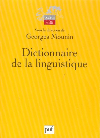 Emprunter Dictionnaire de la linguistique livre