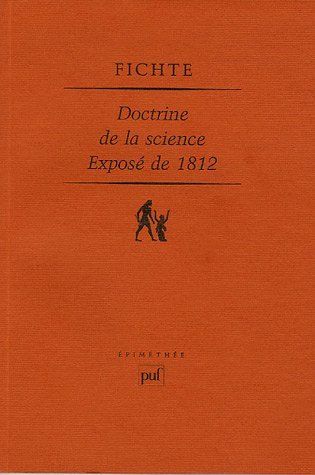 Emprunter Doctrine de la science exposé de 1812 livre