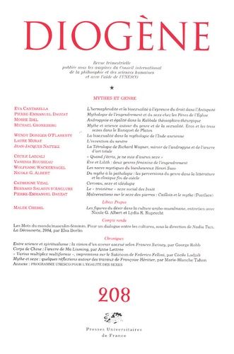 Emprunter Diogène N° 208, octobre-décembre 2004 : Mythes et genre livre