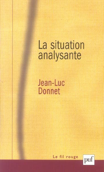 Emprunter La situation analysante livre