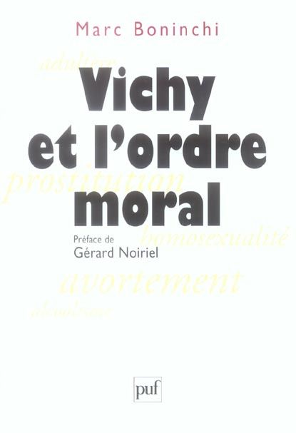 Emprunter Vichy et l'ordre moral livre