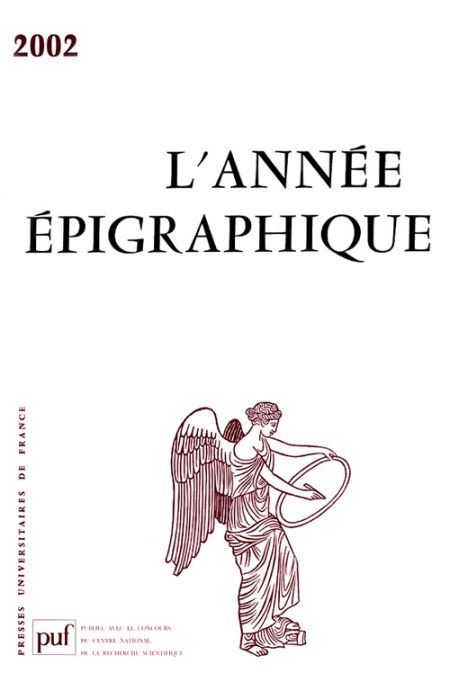 Emprunter L'Année épigraphique 2002 livre