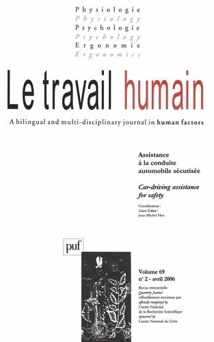 Emprunter Le travail humain Volume 69 N° 2, Avril 2006 livre