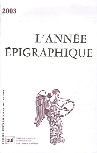 Emprunter L'Année épigraphique 2003 livre