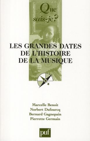 Emprunter Les Grandes dates de l'histoire de la musique. 6e édition livre