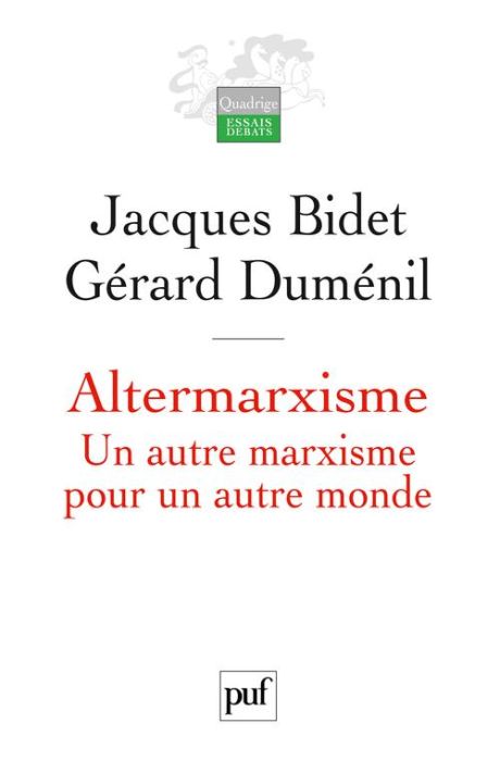 Emprunter Altermarxisme. Un autre marxisme pour un autre monde livre