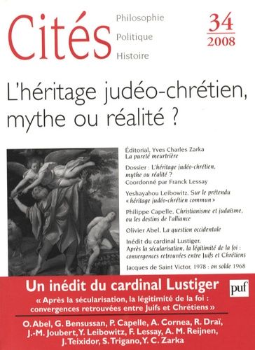 Emprunter Cités N° 34 : L'héritage judéo-chrétien, mythe ou réalité ? livre