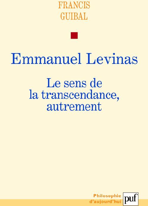 Emprunter Emmanuel Levinas. Le sens de la transcendance, autrement livre