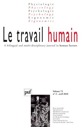 Emprunter Le travail humain Volume 73 N° 2, Avril 2010 livre