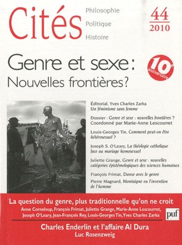 Emprunter Cités N° 44/2010 : Genre et sexe : nouvelles frontières ? livre