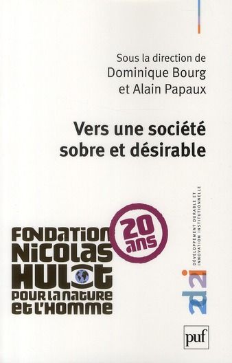 Emprunter Vers une société sobre et désirable livre