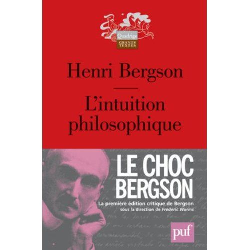 Emprunter L'intuition philosophique livre