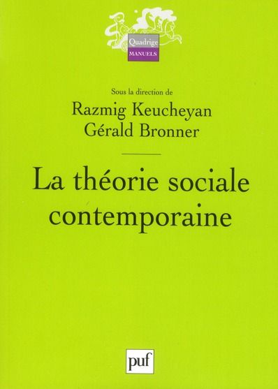 Emprunter La théorie sociale contemporaine livre