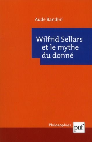 Emprunter Wilfrid Sellars et le mythe du donné livre