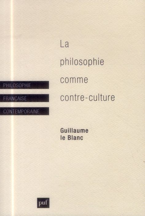 Emprunter La philosophie comme contre-culture livre