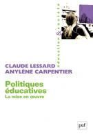 Emprunter Politiques éducatives : la mise en oeuvre livre