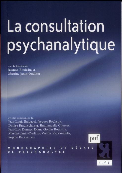 Emprunter La consultation psychanalytique livre