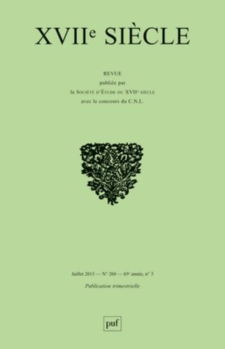 Emprunter XVIIe siècle N° 260, Juillet 2013 : Relire Malherbe livre