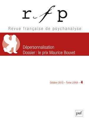 Emprunter Revue Française de Psychanalyse Tome 77 N°4, Octobre 2013 : Dépersonnalisation livre