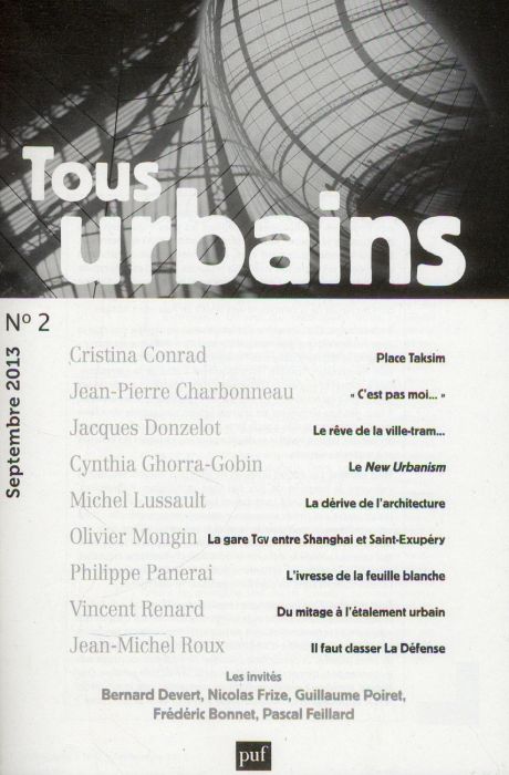 Emprunter Tous urbains N° 2, Septembre 2013 : Faut-il liquider la voiture ? livre