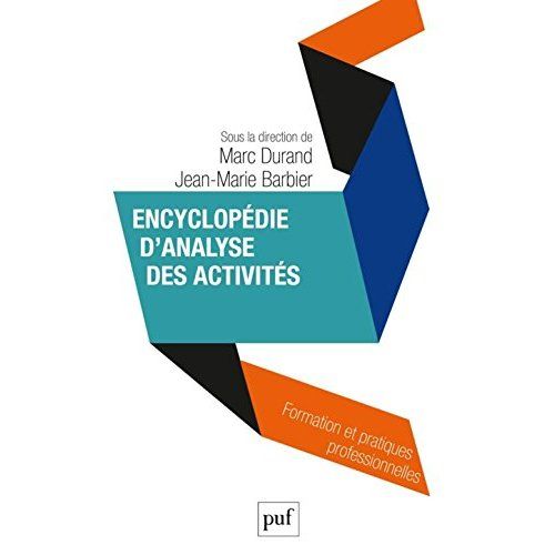 Emprunter Encyclopédie d'analyse des activités livre