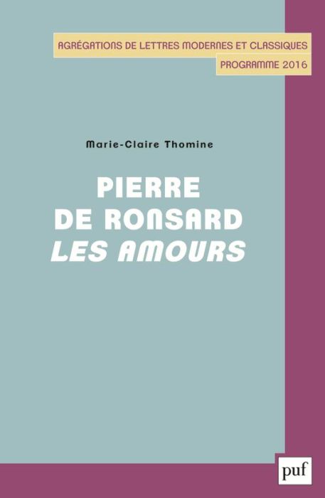 Emprunter Pierre de Ronsard. Les amours livre