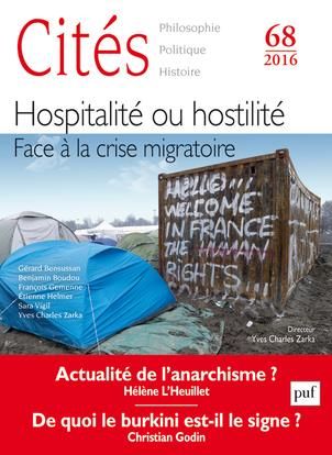 Emprunter Cités N° 68/2016 : Hospitalité ou hostilité. Face à la crise migratoire livre