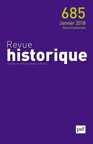 Emprunter Revue historique N° 685, janvier 2018 livre