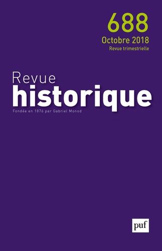 Emprunter Revue historique N° 688, octobre 2018 livre