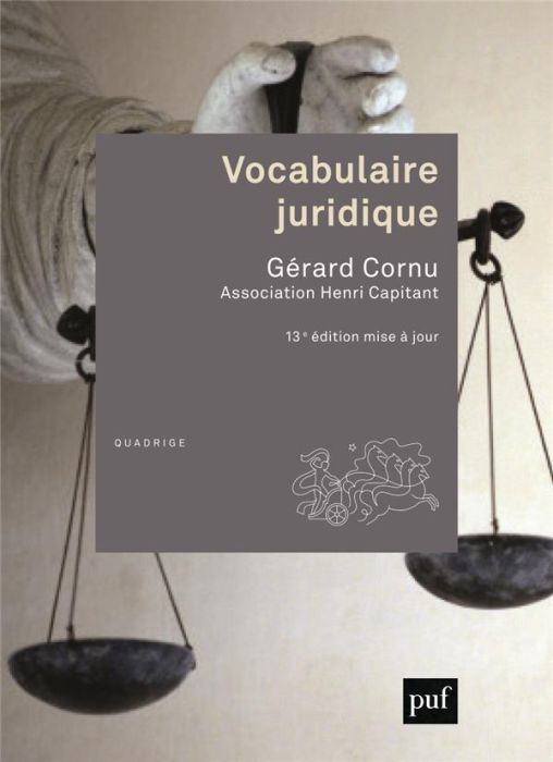 Emprunter Vocabulaire juridique. 13e édition livre