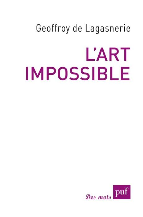 Emprunter L'art impossible livre