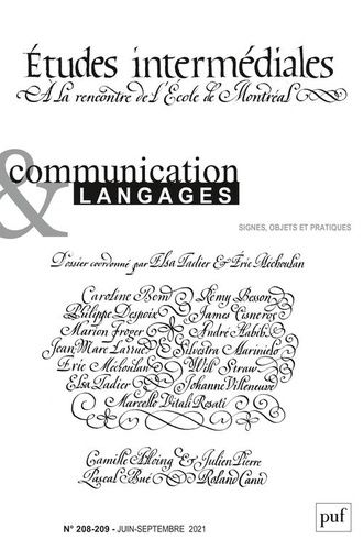 Emprunter Communication et Langages N° 208-209, juin-septembre 2021 : Etudes intermédiales. A la rencontre de livre