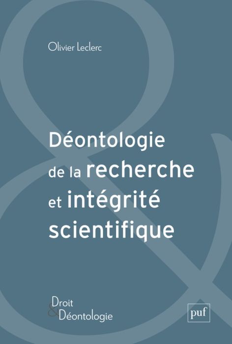 Emprunter Déontologie de la recherche et intégrité scientifique livre