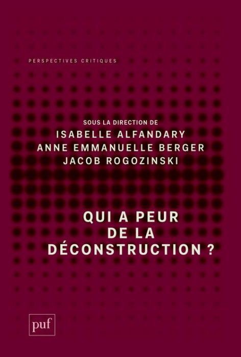 Emprunter Qui a peur de la déconstruction ? livre