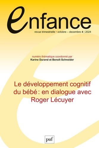 Emprunter Enfance Volume 76 N° 4, 2024 livre