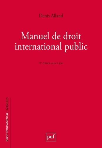 Emprunter Manuel de droit international public. 11e édition livre