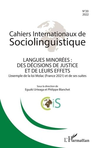 Emprunter Langues minorées : des décisions de justice et de leurs effets. L'exemple de la loi Molac (France 20 livre