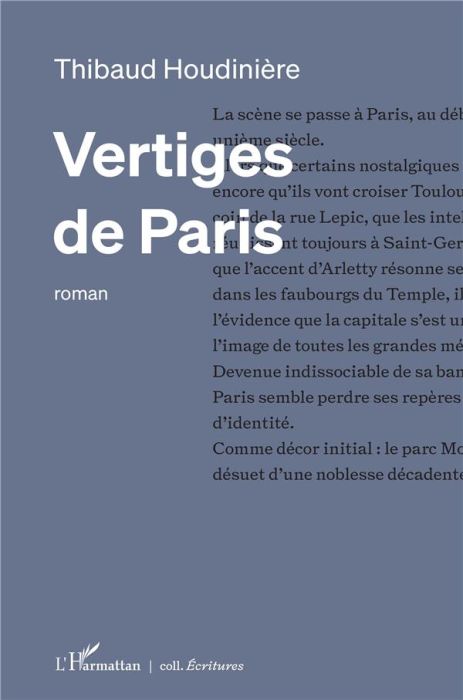 Emprunter Vertiges de Paris livre