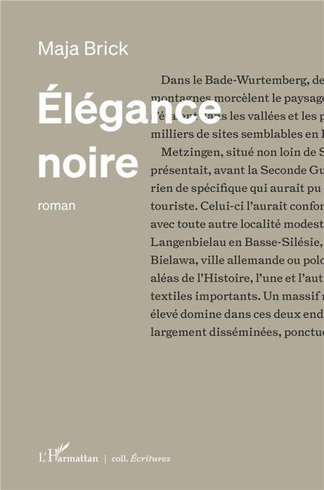 Emprunter Élégance noire livre