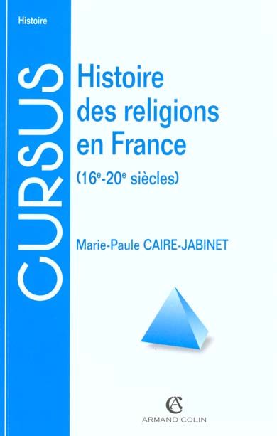 Emprunter Histoire des religions en France. 16e-20e siècles livre