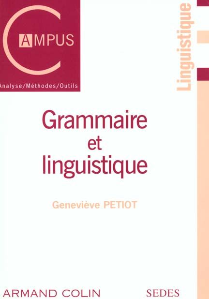 Emprunter Grammaire et linguistique livre