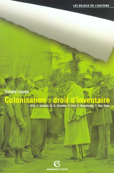 Emprunter Colonisation : droit d'inventaire livre