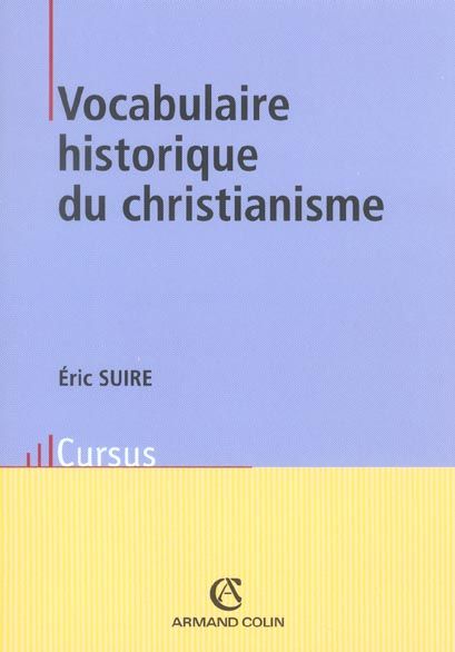 Emprunter Vocabulaire historique du christianisme livre