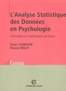 Emprunter L'analyse Statistique des Données en Psychologie. Concepts et méthodes de base livre