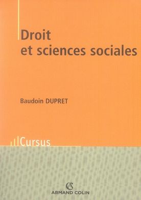 Emprunter Droit et sciences sociales livre