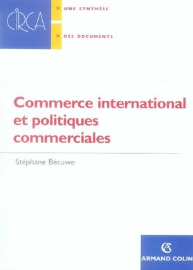 Emprunter Commerce international et politiques commerciales livre