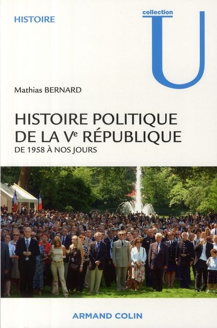 Emprunter Histoire politique de la Ve République. De 1958 à nos jours livre