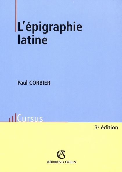 Emprunter L'épigraphie latine. 3e édition livre